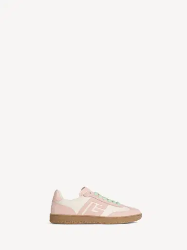 Balmain Swan trainers in smooth leather and suede | Thumbnail 3