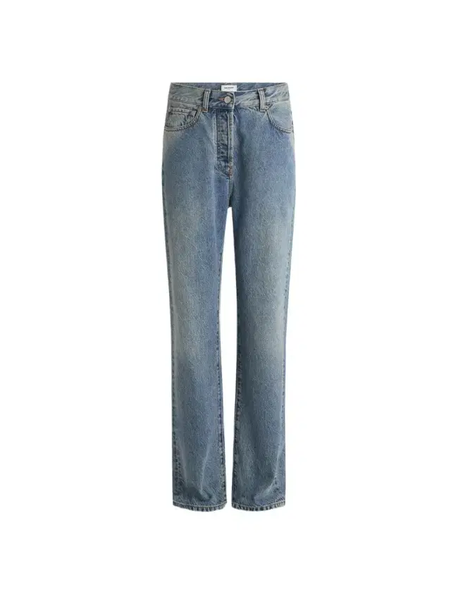 Straight-leg faded denim jeans Straight-leg faded denim jeans