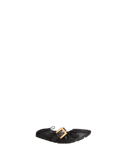 Balmain Anthem smooth leather ballet flats | Thumbnail 1 Balmain Anthem smooth leather ballet flats | Thumbnail 1
