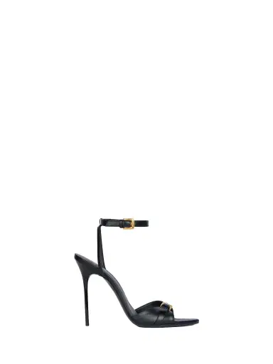 Balmain Anthem smooth leather sandals | Thumbnail 1 Balmain Anthem smooth leather sandals | Thumbnail 1