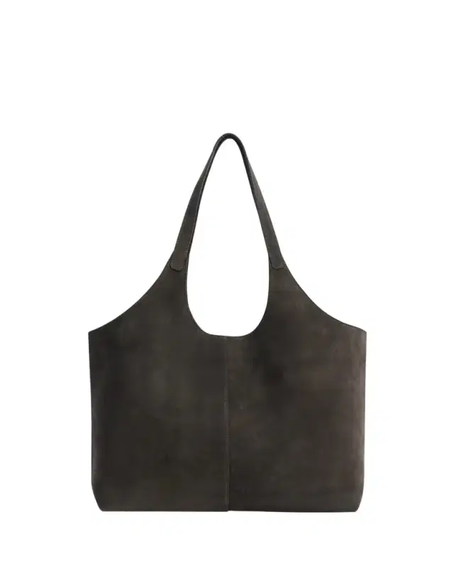 Cabas XL Suede Shoulder Bag