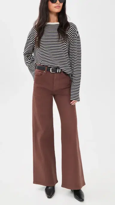 Ag Saige Wide Leg Coated Jeans | Thumbnail 5