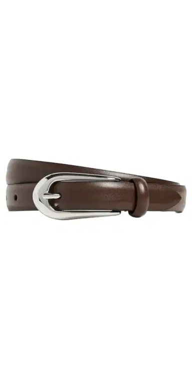 Anderson's Skinny French Calf Leather Belt | Thumbnail 1 Anderson's Skinny French Calf Leather Belt | Thumbnail 1