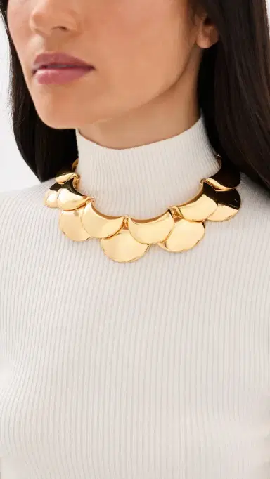 Lele Sadoughi Crescent Statement Necklace | Thumbnail 3