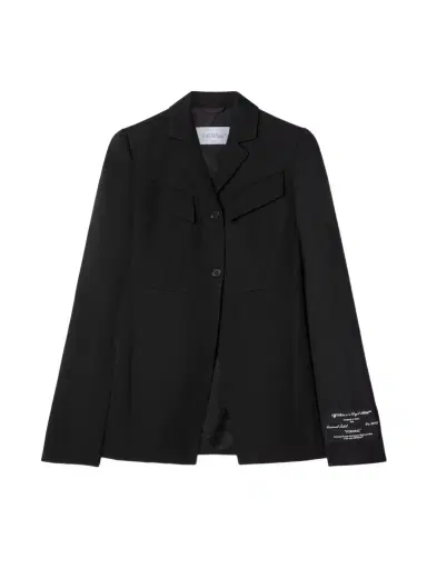 Off-White Black Toybox Wool Cargo Jacket | Thumbnail 1
