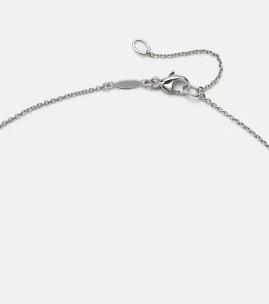 Bucherer Fine Jewellery Romance 18kt white gold necklace with sapphires, diamonds, and pearl | Thumbnail 2