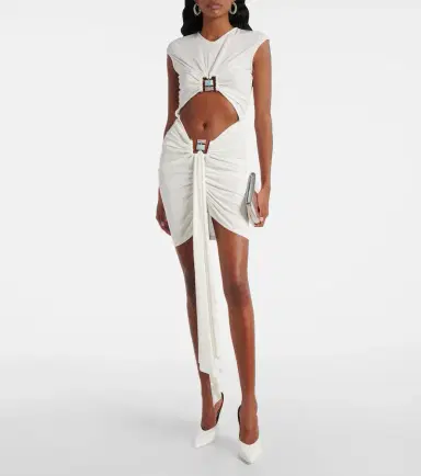 Amina Muaddi Anok 105 patent leather pumps | Thumbnail 5 Amina Muaddi Anok 105 patent leather pumps | Thumbnail 5