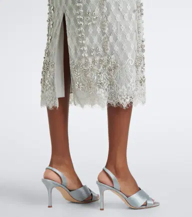 Costarellos Leona beaded lace cocktail dress | Thumbnail 4