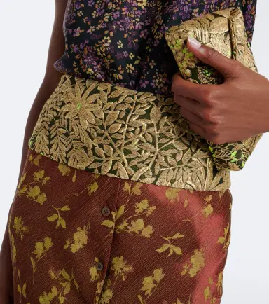Dries Van Noten Floral jacquard belt | Thumbnail 3