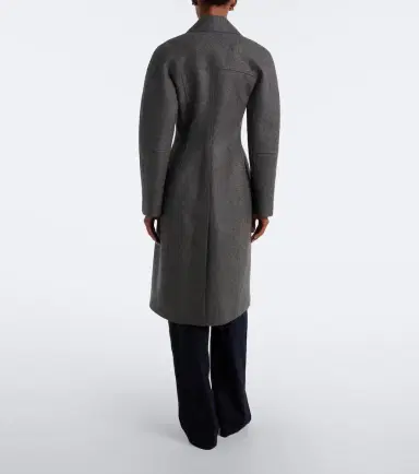 Jil Sander Double-breasted virgin wool coat | Thumbnail 4 Jil Sander Double-breasted virgin wool coat | Thumbnail 4
