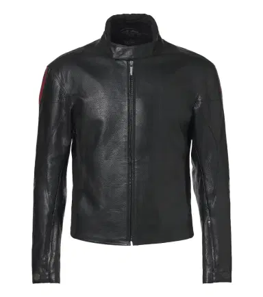Gucci Web Stripe leather biker jacket | Thumbnail 1 Gucci Web Stripe leather biker jacket | Thumbnail 1