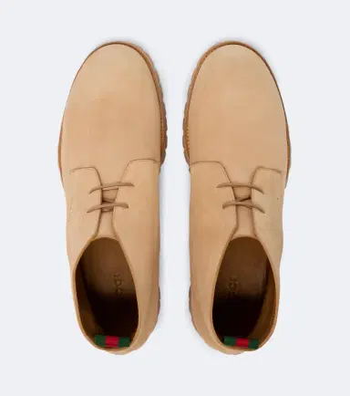 Gucci Web Stripe suede desert boots | Thumbnail 6 Gucci Web Stripe suede desert boots | Thumbnail 6