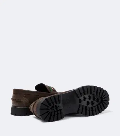 Gucci Horsebit suede loafers | Thumbnail 4 Gucci Horsebit suede loafers | Thumbnail 4