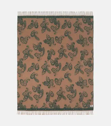 Etro Fringed paisley wool throw | Thumbnail 7