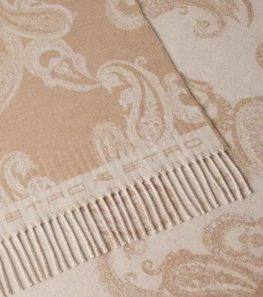 Etro Fringed paisley wool throw | Thumbnail 5