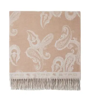 Etro Fringed paisley wool throw | Thumbnail 1