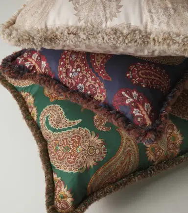 Etro Paisley cotton cushion | Thumbnail 2