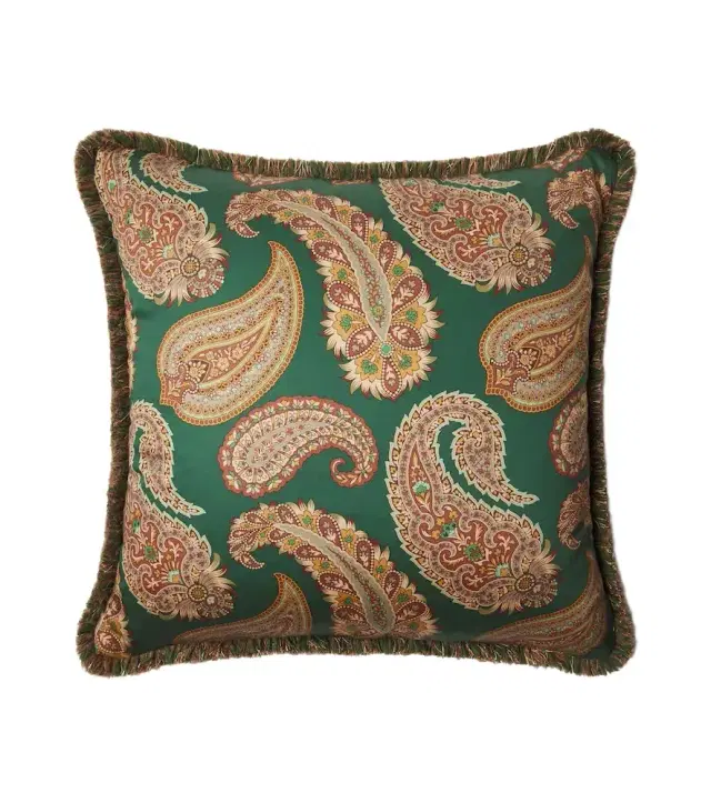 Etro Paisley cotton cushion