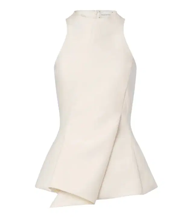 Magda Butrym Asymmetric peplum wool-blend top