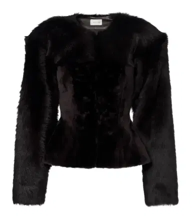 Magda Butrym Peplum shearling jacket | Thumbnail 1