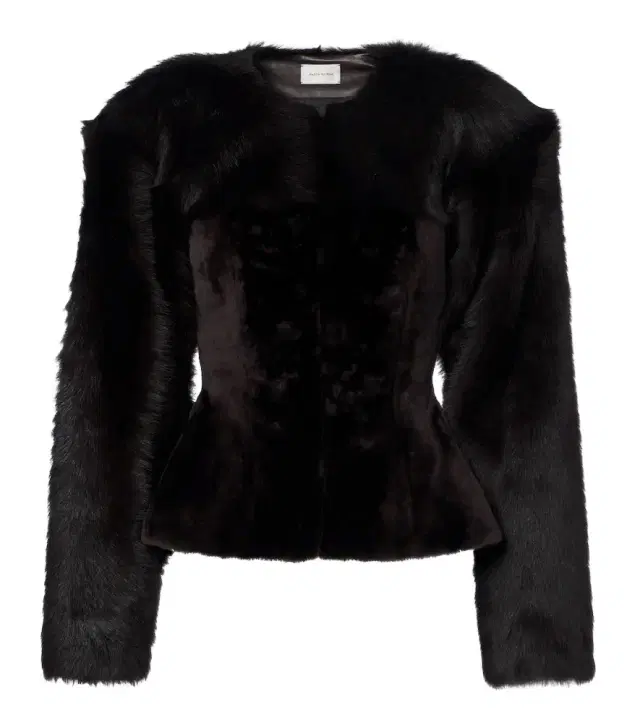 Magda Butrym Peplum shearling jacket