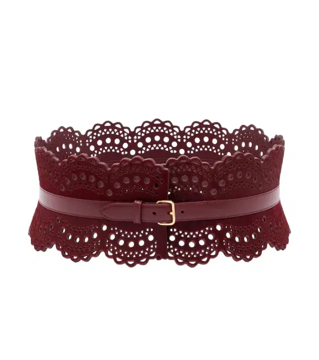 Alaïa Alaïa Leather corset belt