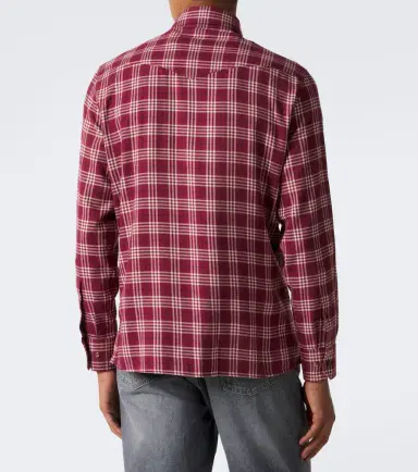 Brunello Cucinelli Checked cotton-blend flannel shirt | Thumbnail 4 Brunello Cucinelli Checked cotton-blend flannel shirt | Thumbnail 4