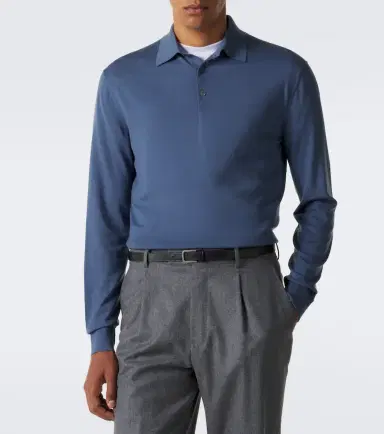 Zegna Wool polo sweater | Thumbnail 6 Zegna Wool polo sweater | Thumbnail 6
