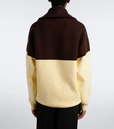 Loewe Anagram cotton-blend half-zip sweater | Thumbnail 3 Loewe Anagram cotton-blend half-zip sweater | Thumbnail 3