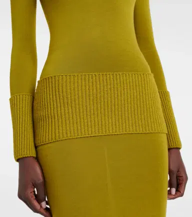 Alaïa Alaïa Knitted wool maxi dress | Thumbnail 5 Alaïa Alaïa Knitted wool maxi dress | Thumbnail 5