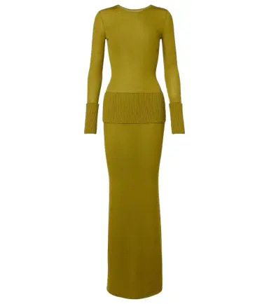 Alaïa Alaïa Knitted wool maxi dress | Thumbnail 1 Alaïa Alaïa Knitted wool maxi dress | Thumbnail 1
