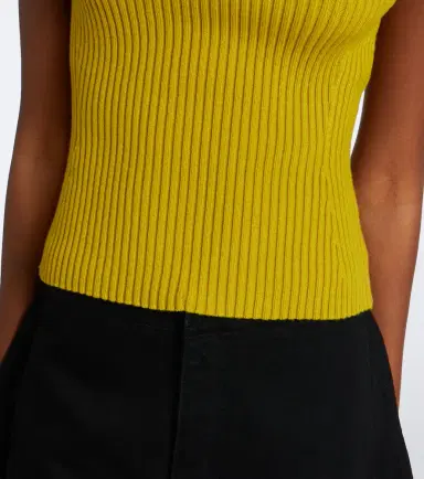 Alaïa Alaïa Ribbed-knit wool-blend halterneck top | Thumbnail 3 Alaïa Alaïa Ribbed-knit wool-blend halterneck top | Thumbnail 3