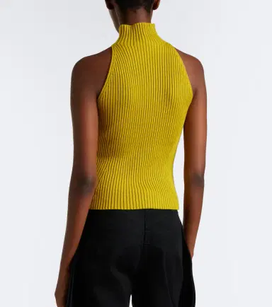 Alaïa Alaïa Ribbed-knit wool-blend halterneck top | Thumbnail 6 Alaïa Alaïa Ribbed-knit wool-blend halterneck top | Thumbnail 6