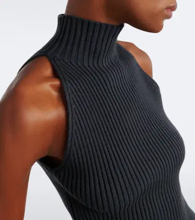 Alaïa Alaïa Ribbed-knit wool-blend turtleneck top | Thumbnail 4 Alaïa Alaïa Ribbed-knit wool-blend turtleneck top | Thumbnail 4