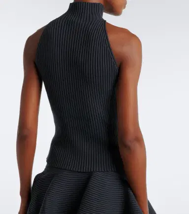 Alaïa Alaïa Ribbed-knit wool-blend turtleneck top | Thumbnail 5 Alaïa Alaïa Ribbed-knit wool-blend turtleneck top | Thumbnail 5