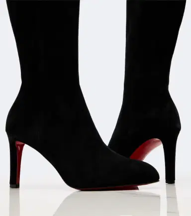 Christian Louboutin Fannylove suede knee-high boots | Thumbnail 3 Christian Louboutin Fannylove suede knee-high boots | Thumbnail 3