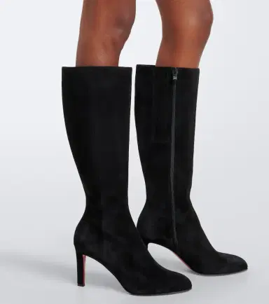 Christian Louboutin Fannylove suede knee-high boots | Thumbnail 5 Christian Louboutin Fannylove suede knee-high boots | Thumbnail 5