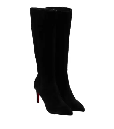 Christian Louboutin Fannylove suede knee-high boots | Thumbnail 1 Christian Louboutin Fannylove suede knee-high boots | Thumbnail 1