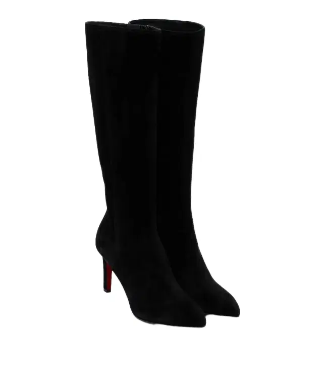 Christian Louboutin Fannylove suede knee-high boots