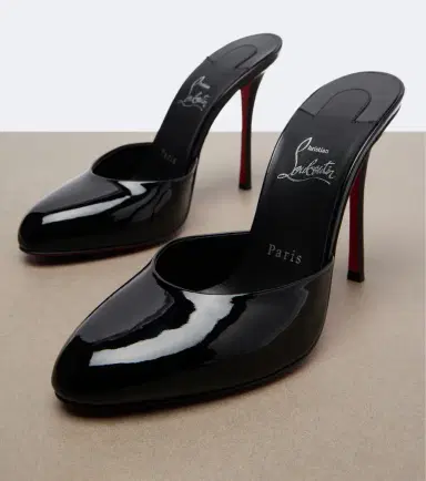 Christian Louboutin Dolly patent leather mules | Thumbnail 2