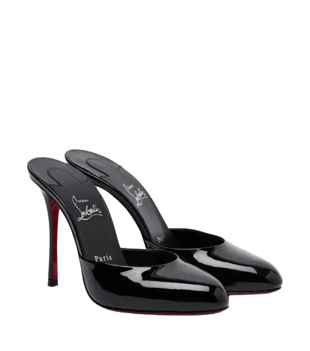 Christian Louboutin Dolly patent leather mules