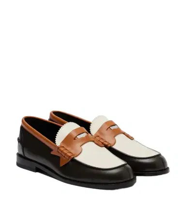 Christian Louboutin Plato leather penny loafers | Thumbnail 1