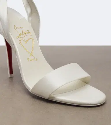 Christian Louboutin Miss Z Sandal Du Désert crêpe satin sandals | Thumbnail 3 Christian Louboutin Miss Z Sandal Du Désert crêpe satin sandals | Thumbnail 3