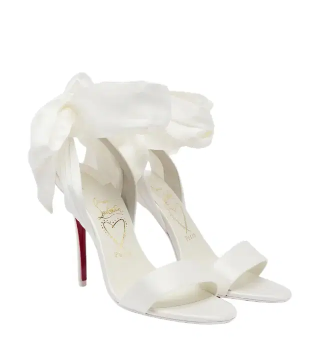 Christian Louboutin Miss Z Sandal Du Désert crêpe satin sandals