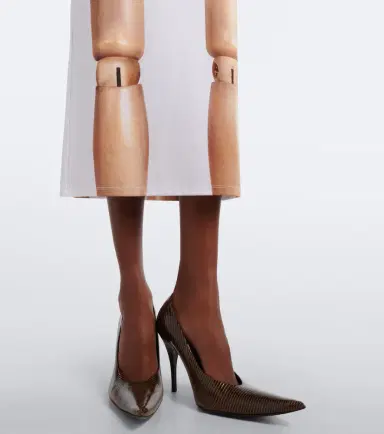 Jean Paul Gaultier Trompe l'ail jersey midi dress | Thumbnail 4 Jean Paul Gaultier Trompe l'ail jersey midi dress | Thumbnail 4