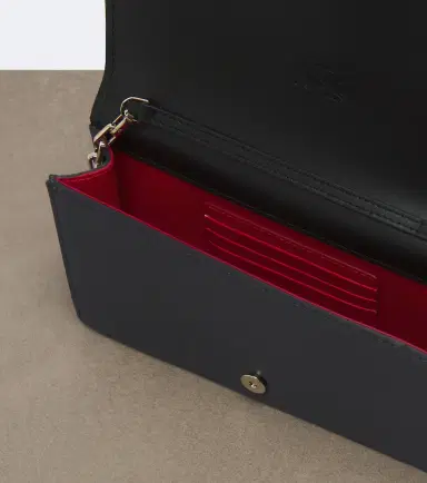 Christian Louboutin Bettina Small lace crêpe satin clutch | Thumbnail 2 Christian Louboutin Bettina Small lace crêpe satin clutch | Thumbnail 2