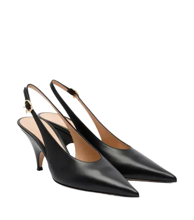 Gianvito Rossi Sofia leather slingback pumps