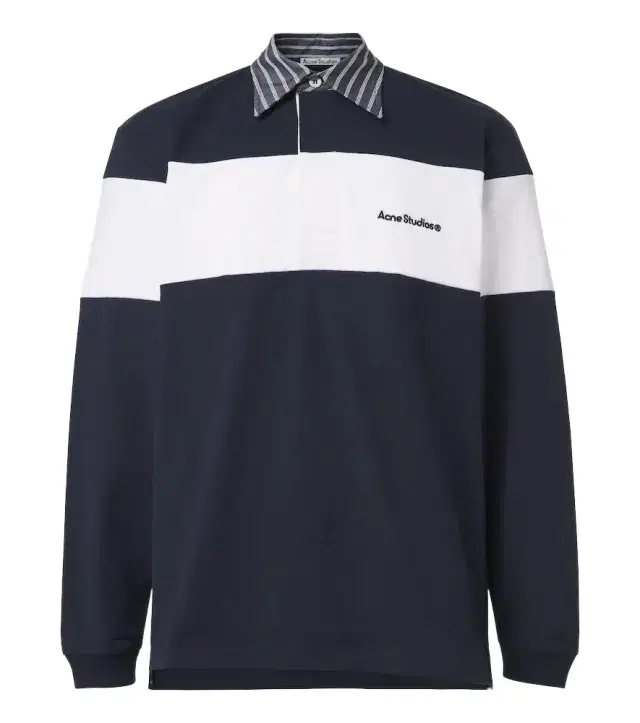 Acne Studios Cotton jersey polo sweater