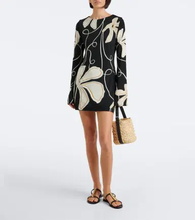 Cala de la Cruz Maisha floral minidress | Thumbnail 4 Cala de la Cruz Maisha floral minidress | Thumbnail 4