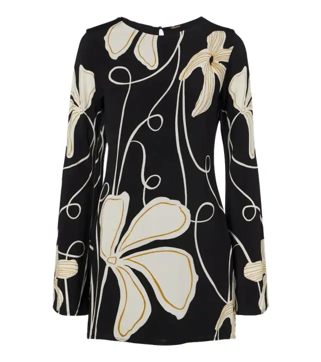 Cala de la Cruz Maisha floral minidress